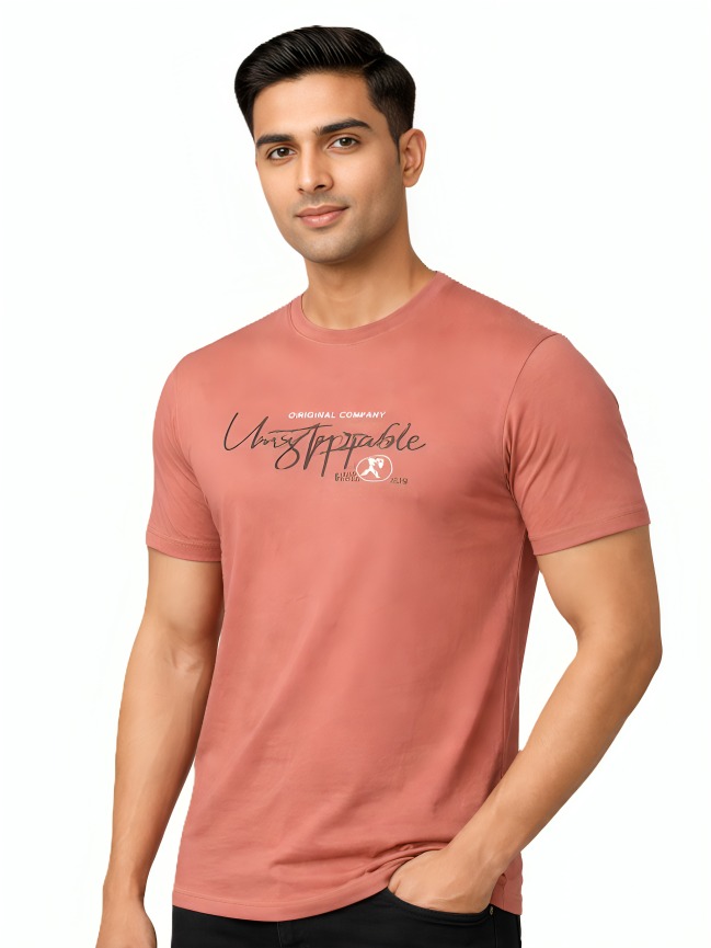 Mastertrait Unstoppable Edition Terracotta Signature Script Graphic Tee