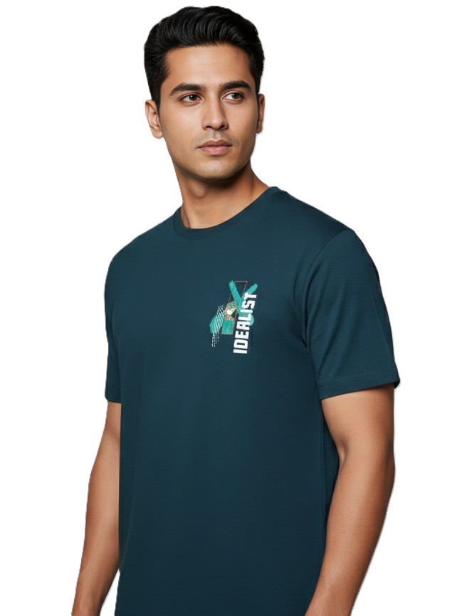 Mastertrait Idealism Oversized Graphic Printed T-Shirt