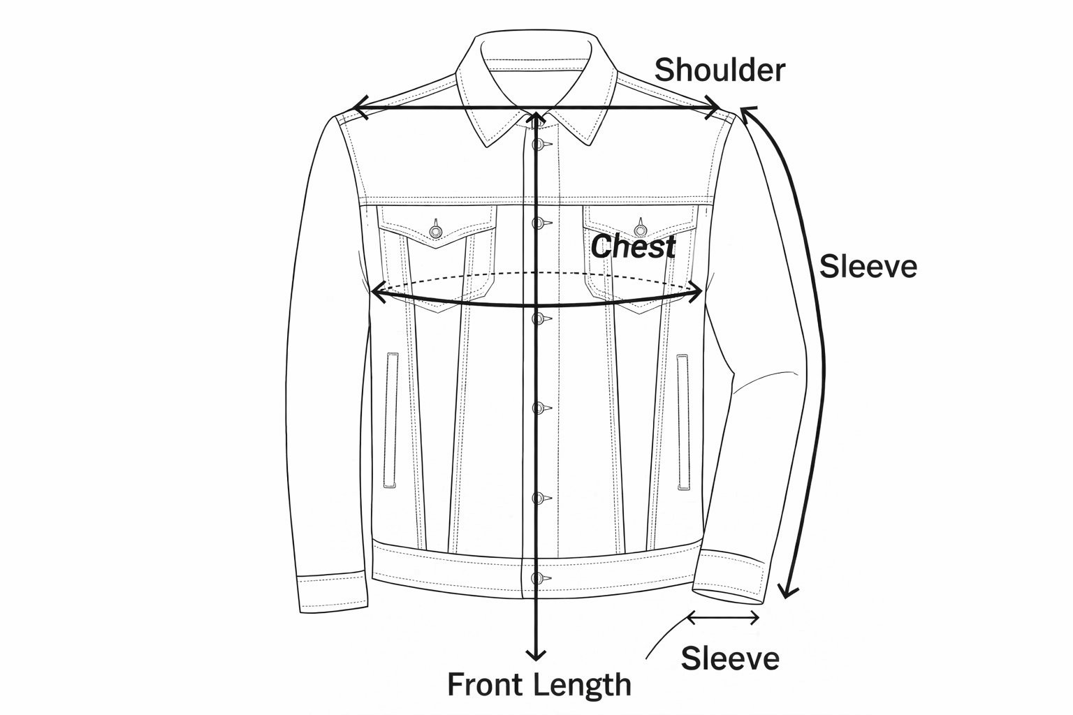 Size Chart - Jacket